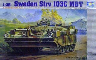Swedish S Tank STRV 103C 1/35 Trumpeter Toys & Games