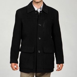Cole Haan Mens Wool and Cashmere Blend 5 pocket Coat
