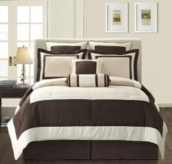 EverRouge Gramercy King size 12 piece Bed in a Bag with Sheet Set