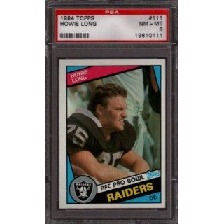 1984 TOPPS #111 HOWIE LONG RC PSA 8 F1123240 Collectibles