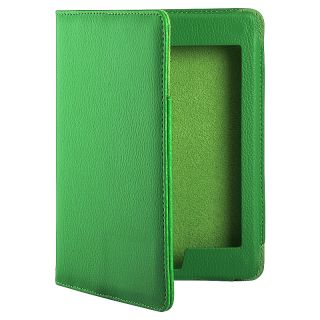 Green Faux Leather Interior pocket Case for  Kindle Touch Today