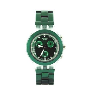 Swatch Womens Green Aluminum Watch