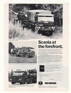 1988 Scania P112HK 4X4 6X6 T112E 6X4 Military Trucks Print