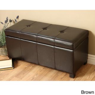 Warehouse of Tiffany Ariel Faux Leather Storage Bench