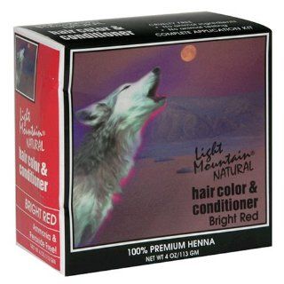 Hair Color & Conditioner, Bright Red, 4 oz (113 g) (Pack of 3) Beauty