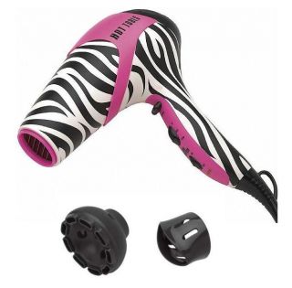Hot Tools 1034PZ Pink Zebra Ionic 1875 Watt Hair Dryer
