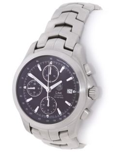 Tag Heuer Link Chronograph Steel Watch