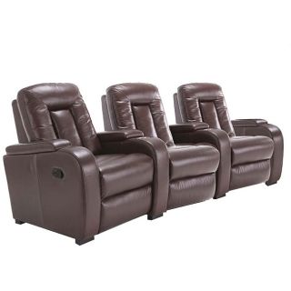 Michael 5 piece Leather Recliner Home Theater Set