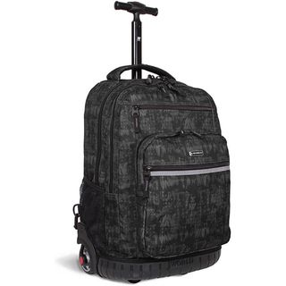 World Sundance Black Frost 19.5 inch Rolling Backpack with Laptop