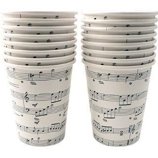 Sheet Music Paper Cups 9oz Toys & Games