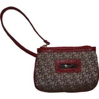 DKNY Wristlet Slgs Town and Country Classics Red/Chino