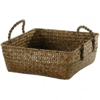 Hand Plaited Basket Tray with Handles Set (China) Today $41.00