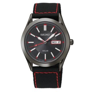 Black Dial Red Accent Nylon Strap Watch Today $138.75