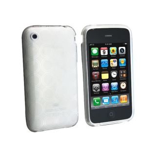 Eforcity TPU Rubber Skin Case for Apple iPhone 3g / 3gs, Clear Circle