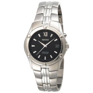 Seiko Mens Stainless Steel Perpetual Calendar Watch Today $131.31