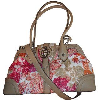 Etienne Aigner Purse Handbag Flora Collection Pink Floral Shoes