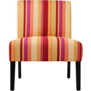Portfolio Niles Striped Armless Accent Chair