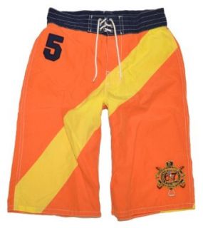 Polo Ralph Lauren Boys Board Swim Shorts (S(8 10), Orange
