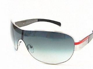 Gray Lens 1BC 5D1 Silver Frame Sunglasses   Size xx xx 125 Clothing