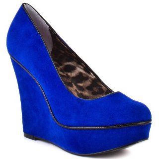 Womens Shoe Mixxy   Blue Suede by Betsey Johnson Shoes