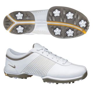 Nike Womens Delight II White/ Gold Golf Shoes