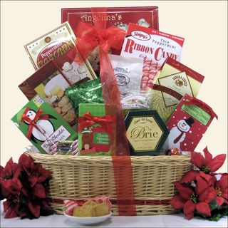 Tidings of Joy Medium Christmas Holiday Gourmet Gift Basket