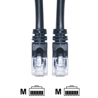 10 foot CAT 6E Black Ethernet Cable (Pack of 5)