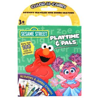 Sesame Street Color and Carry Activity Book
