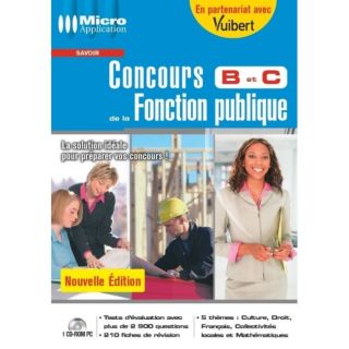 CONCOURS B ET C DE LA FONCTION PUBLIQUE / JEUX PC   Achat / Vente PC