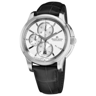Maurice Lacroix Mens Pontos Silver Chronograph Dial Watch