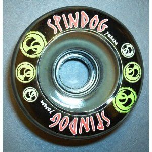Spindog 70mm 82a Longboard Wheels Clear