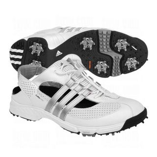 Adidas Womens CC Slingback 2.0 White/ Silver Golf Shoes