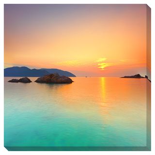 Sunrise over the Ocean Oversized Gallery Wrapped Canvas