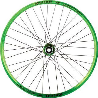 Azonic Outlaw 135 26 wheelset, F/R Ano Green Sports