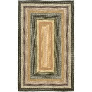 Hand woven Indoor/Outdoor Reversible Multicolor Braided Rug (4 x 6)