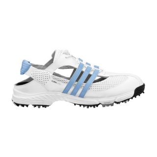 Adidas Womens CC Slingback 2.0 White/ Blue Golf Shoes