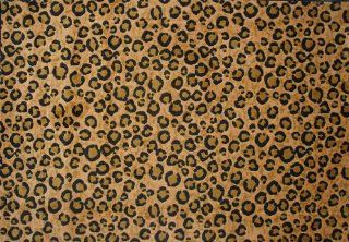 Supreme Leopard Print Rug Rug Size 53 x 76 Furniture