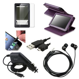 BasAcc Case/ Screen Protector/ Charger/ Headset for  Kindle Fire