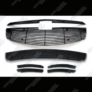 Fits 2011 2013 Chevy Cruze Black Billet Grille Grill Insert Combo