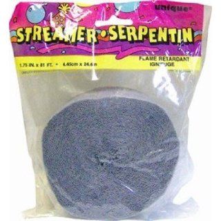  Party Streamer Gray 1.75 x 81 Feet Case Pack 144 