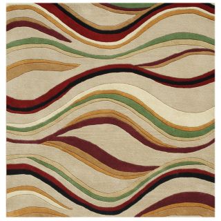 Alliyah Beige New Zeeland Blend Wool Rug (6 x 6) Today $168.99