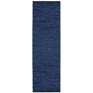 Hand woven Matador Blue Leather Rug (26 x 12) Today $59.99 3.5 (2