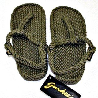 Gurkee Rope Sandals Trinidad Olive Size 8