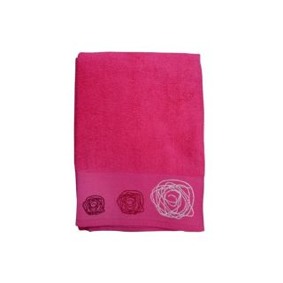 SERVIETTE 50x90cm SATURNE ROSE, Jacquard liteau   Achat / Vente