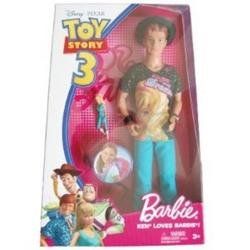 Disney / Pixar Toy Story 3 Barbie Doll Ken Loves Barbie