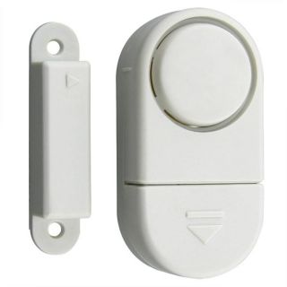 White 90 dB Wireless Door/ Window Entry Burglar Alarm