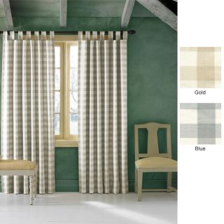 Rowan Plaid Tab Top 84 inch Curtain Panels