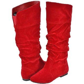shoes display on website qupid neo 144 red velvet women casual boots