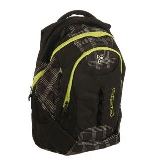 Ogio Privateer Black Plaid Laptop Backpack