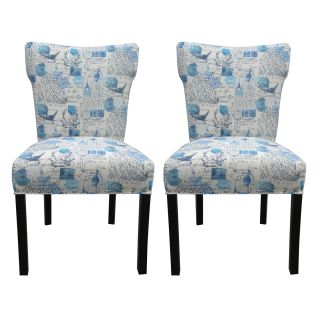 Bella Primary Blue Upholstered Dinning Chairs (Set of 2) Today $229